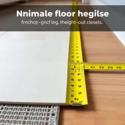 Ogrzewanie podłogowe o ile podnosi podłogę