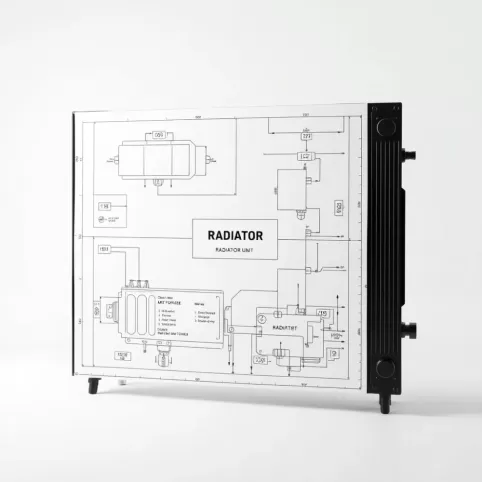 Oznaczenie grzejnika na projekcie