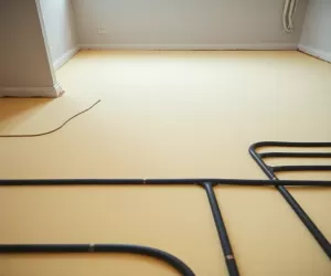Pianką PUR pod ogrzewanie podłogowe