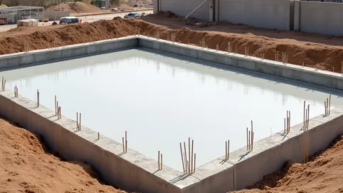 Płyta fundamentowa bez ocieplenia