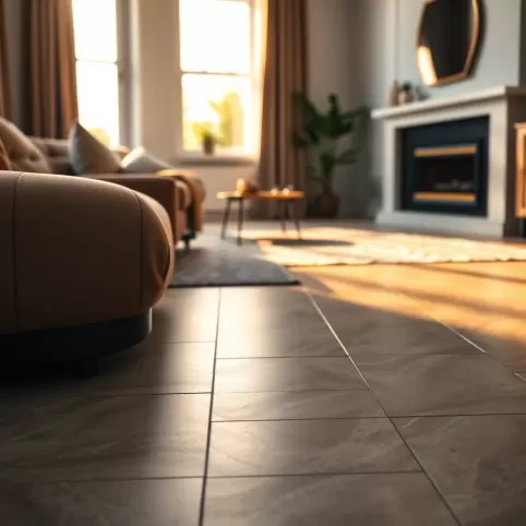 Płytki na ogrzewanie podłogowe do salonu