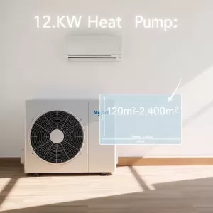Pompa ciepła 12kW na ile metrów
