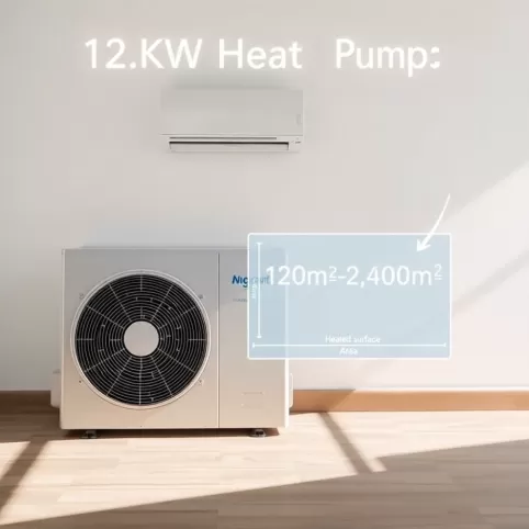 Pompa ciepła 12kW na ile metrów