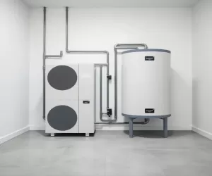 Pompa ciepła i bufor 1000l