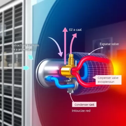 Pompa ciepła powietrzepowietrze zasada działania