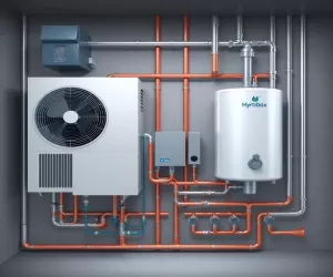 Pompą ciepła schemat instalacji