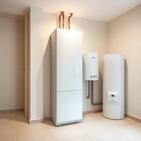 Pompa ciepła w pomieszczeniu