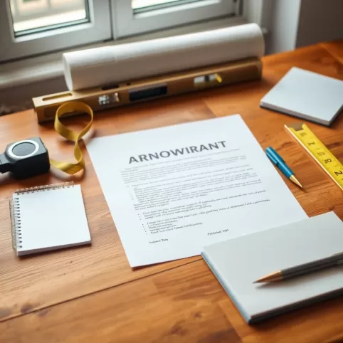 Prosta umowa na prace remontowe