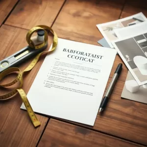 Prosta umową na remont łazienki