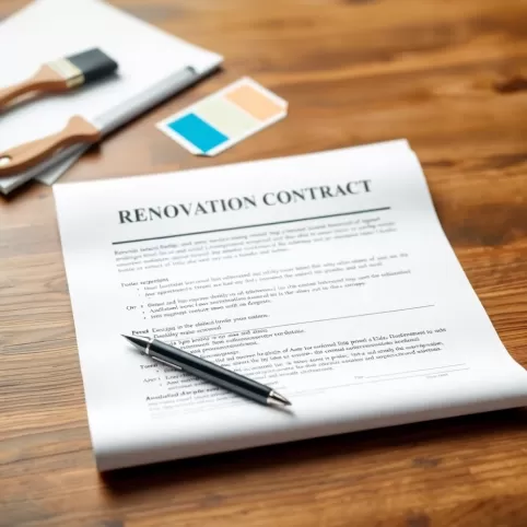 Prosta umowa na remont mieszkania