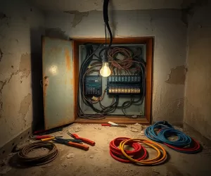 Remont instalacji elektrycznej w bloku