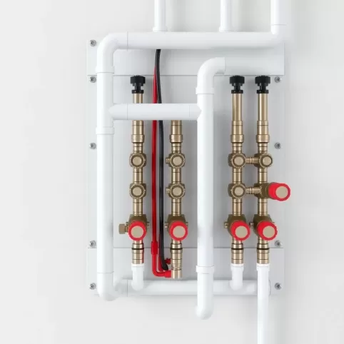 Rozdzielacz ogrzewania podłogowego 8 obwodów