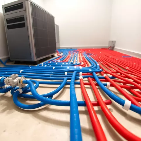 Rozstaw rur ogrzewania podłogowego przy pompie ciepła