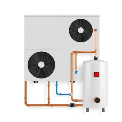 Schemat pompy ciepła monoblok