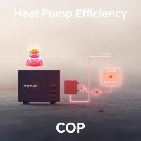 Sprawność pompy ciepła wzór