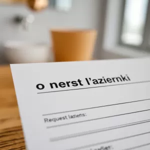 Wzór wniosku o remont łazienki