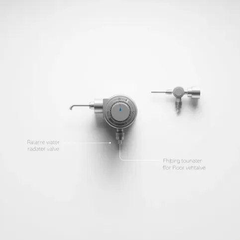 Zawór RTL do ogrzewania podłogowego schemat