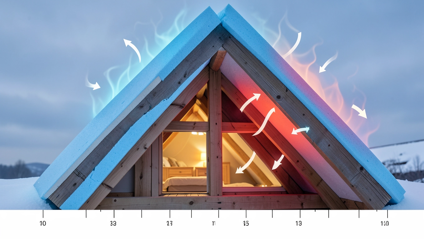 Wpływ grubości pianki PUR na efektywność termoizolacji dachu