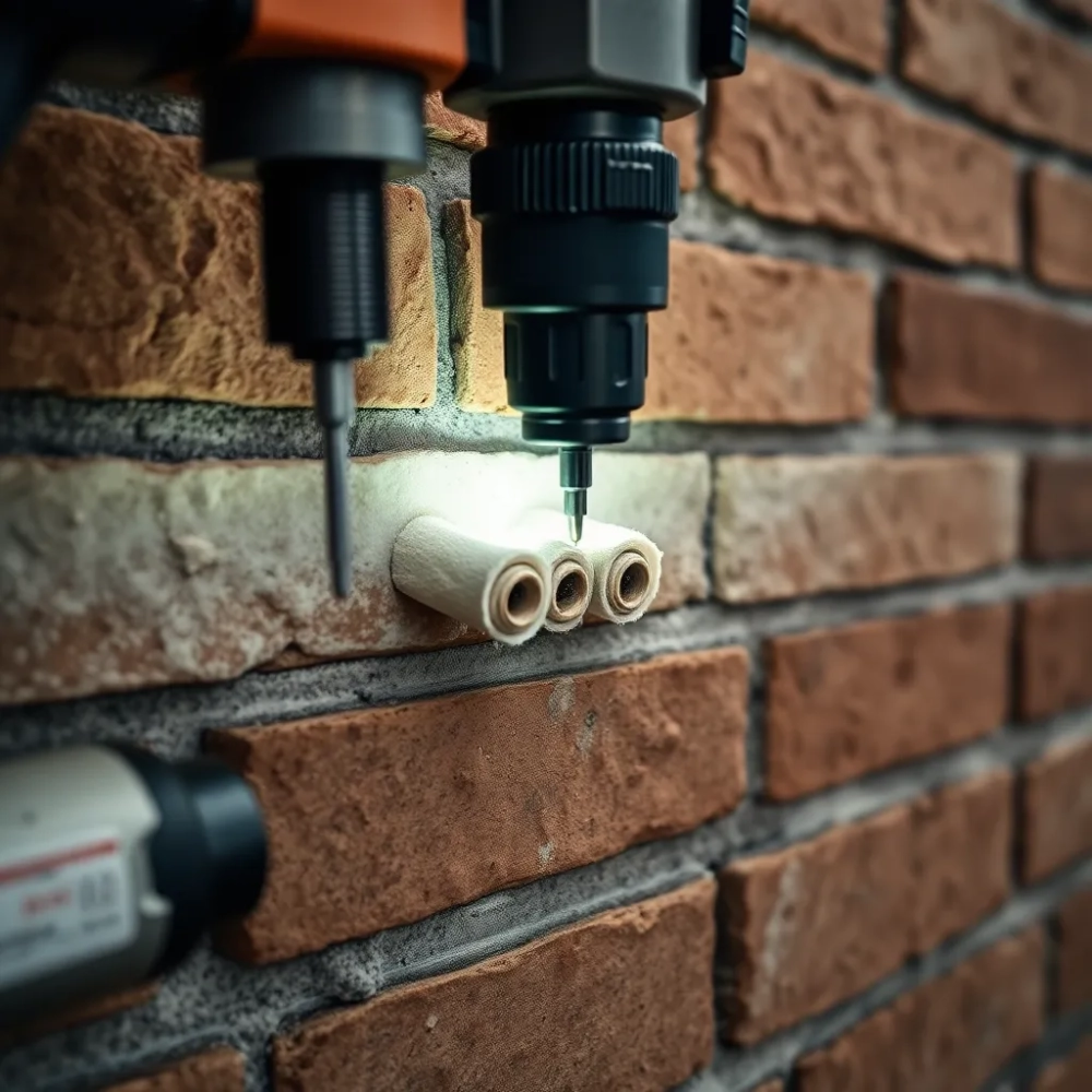 Wykonanie izolacji poziomej w istniejącym budynku