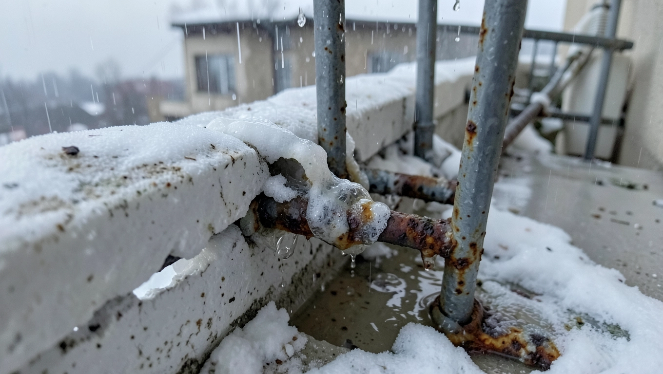 Zagrożenia wilgocią dla ocieplonego balkonu