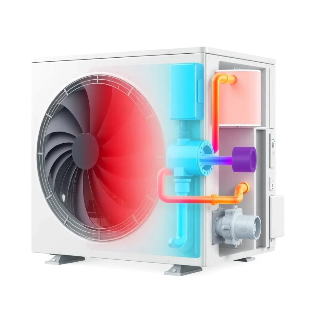 zasada działania pompy ciepła powietrzewoda