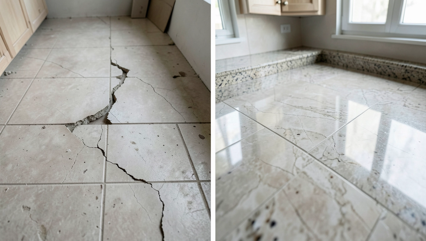 Jakość materiałów w koszcie remontu kuchni 12 m²