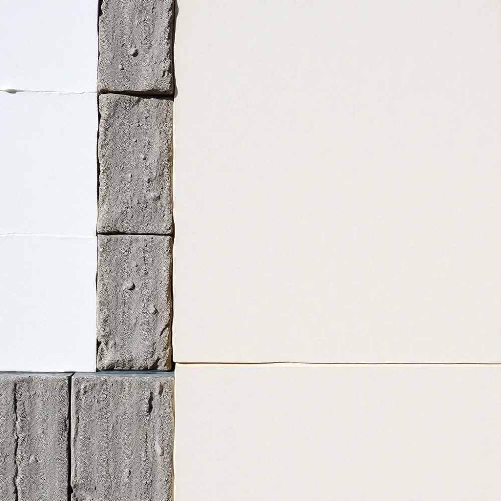Styropian z elewacja