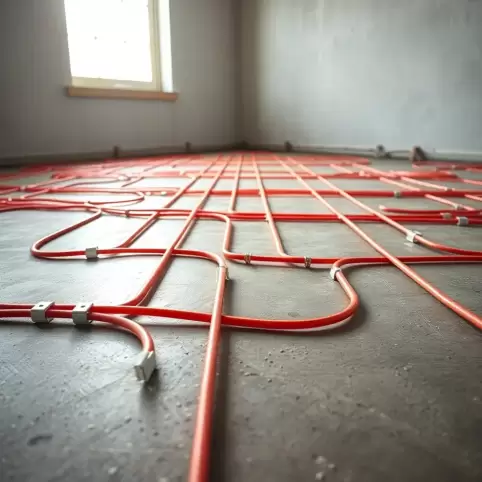 instalacja ogrzewania podłogowego
