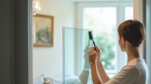 Jak przykleić folię lustrzaną na szybę