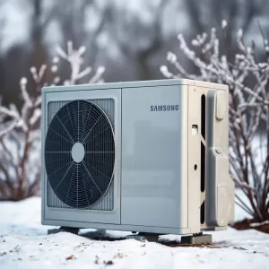Krzywą grzewczą pompa ciepła Samsung