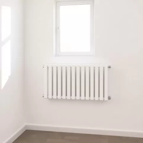 Mały grzejnik łazienkowy poziomy