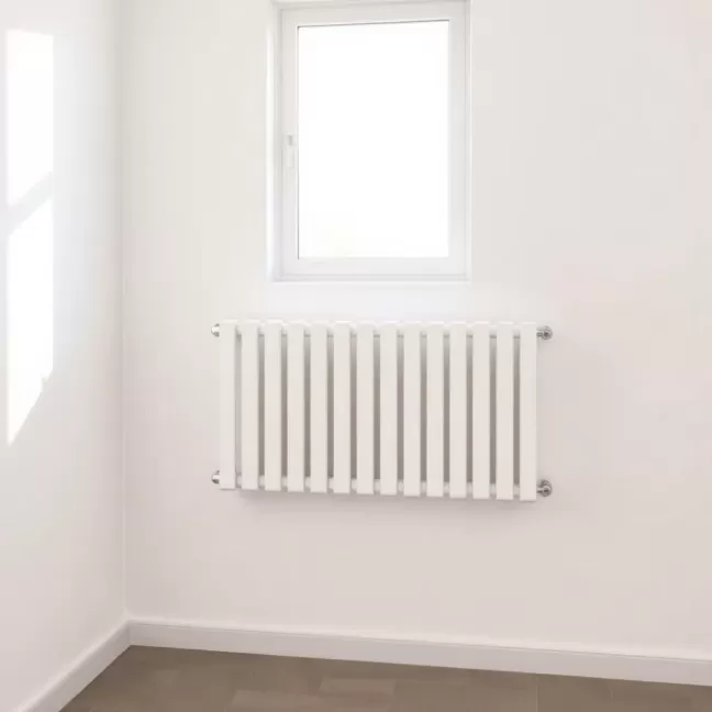 Mały grzejnik łazienkowy poziomy