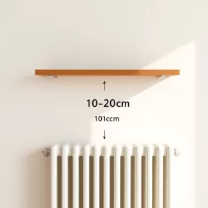Półka nad grzejnikiem ile cm
