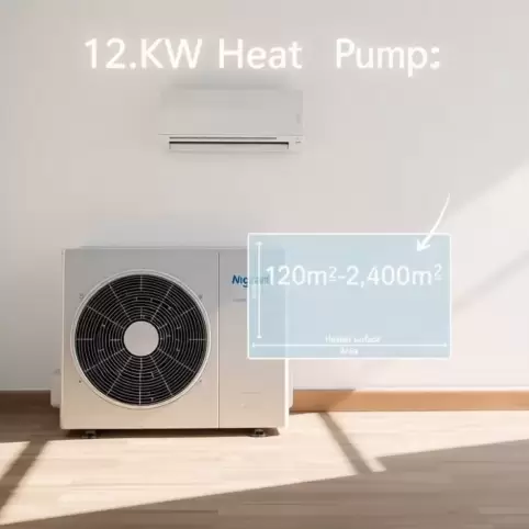 Pompa ciepła 12kW na ile metrów