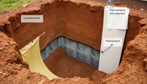 Rodzaje hydroizolacji fundamentów